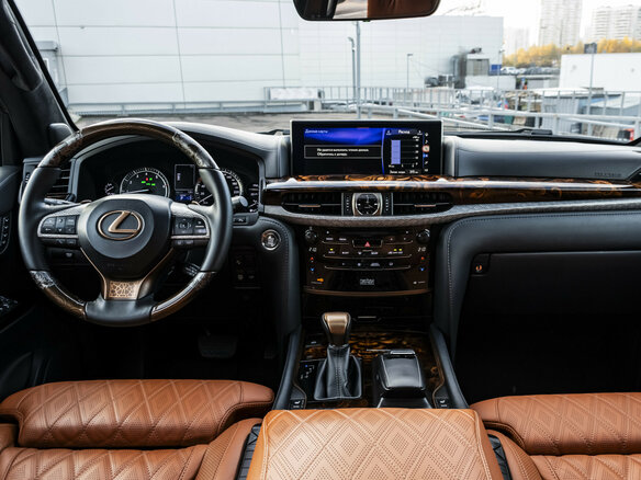 2021 Lexus LX 570 III Рестайлинг 2, чёрный, 8100000 рублей - вид 14