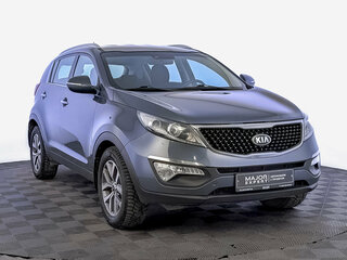 2015 Kia Sportage III Рестайлинг, синий, 1210000 рублей, вид 3