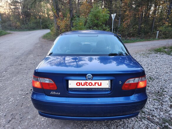2007 Fiat Albea I Рестайлинг, синий - вид 7