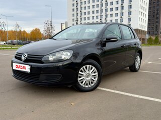 2010 Volkswagen Golf VI, чёрный, 690000 рублей, вид 1