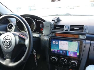 2008 Mazda 3 I (BK) Рестайлинг, белый, 500000 рублей, вид 3