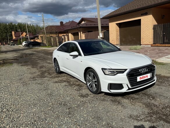 2020 Audi A6 45 TDI V (C8), белый