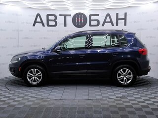 2016 Volkswagen Tiguan I Рестайлинг, синий, 1640000 рублей, вид 4