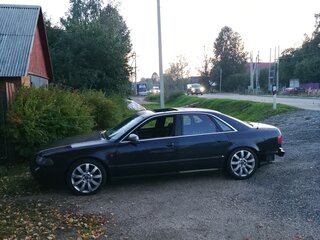 1998 Audi A8 I (D2), синий, 400000 рублей, вид 1