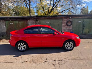 2007 Mazda 3 I (BK) Рестайлинг, красный, 600000 рублей, вид 4