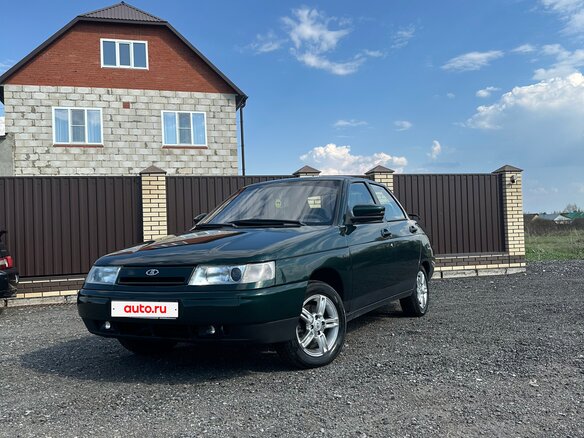 2002 Lada (ВАЗ) 2110, зелёный, 320000 рублей - вид 3