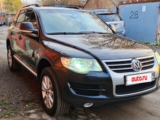2008 Volkswagen Touareg I Рестайлинг, чёрный, 1180000 рублей, вид 5