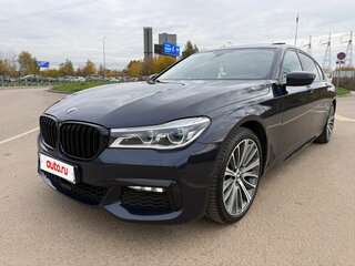 2015 BMW 7 серии Long 730Ld xDrive VI (G11/G12), синий, 3590000 рублей, вид 2