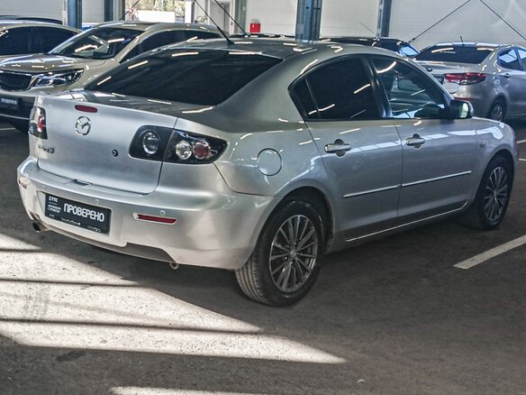 2008 Mazda 3 I (BK) Рестайлинг, серебристый - вид 4