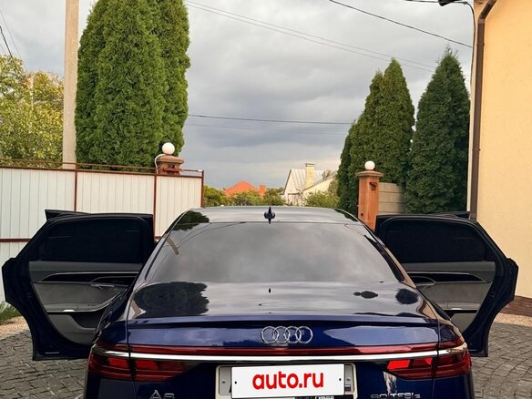 2021 Audi A8 60 TFSI e IV (D5), синий, 8230000 рублей - вид 38