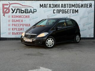 2009 Mercedes-Benz A-Класс 150 II (W169) Рестайлинг, чёрный, 570000 рублей, вид 3