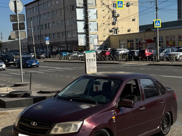 2012 Lada (ВАЗ) Granta I, пурпурный, 250000 рублей - вид 14