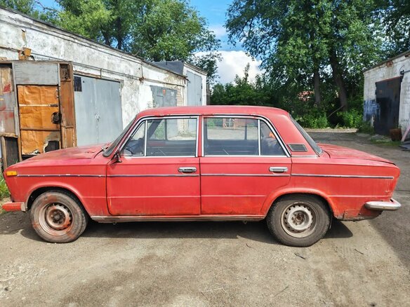 1981 Lada (ВАЗ) 2103, красный, 40000 рублей - вид 6