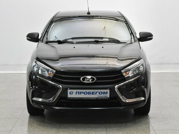 2021 Lada (ВАЗ) Vesta I, чёрный, 1170000 рублей - вид 1