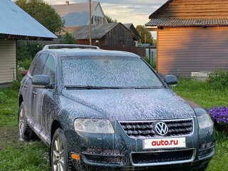 2005 Volkswagen Touareg I, серый, 570000 рублей, вид 3