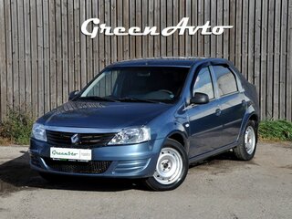 2012 Renault Logan I Рестайлинг, синий, 450000 рублей, вид 1