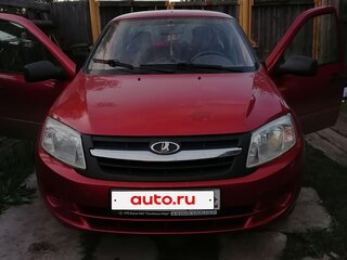 2012 Lada (ВАЗ) Granta I, красный, 380000 рублей, вид 2