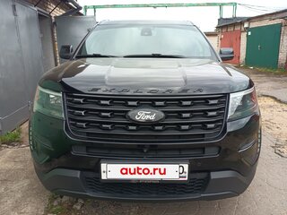 2017 Ford Explorer V Рестайлинг, чёрный, 2700000 рублей, вид 1