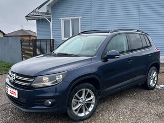 2012 Volkswagen Tiguan I Рестайлинг, синий, 897000 рублей, вид 3