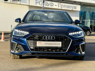 2020 Audi A4 45 TFSI V (B9) Рестайлинг, синий, 3710000 рублей, вид 2