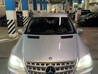 2008 Mercedes-Benz M-Класс 350 II (W164) Рестайлинг, серебристый, 1100000 рублей, вид 2