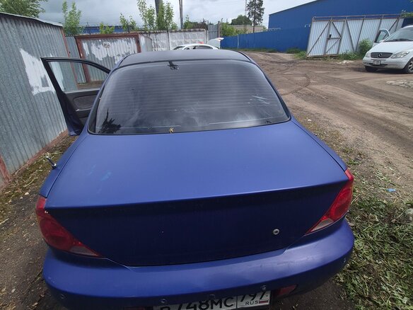 2004 Kia Spectra I Рестайлинг 2, синий, 120000 рублей - вид 2