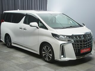 2019 Toyota Alphard III Рестайлинг, белый, 4445000 рублей, вид 3