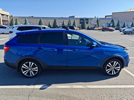 2020 Lada (ВАЗ) Vesta SW Cross I, синий, 1350000 рублей, вид 4