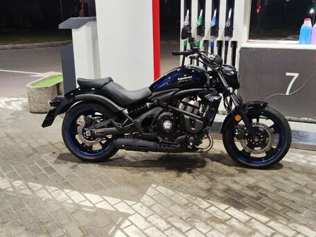 2021 Kawasaki EN650 Vulcan S, чёрный, 1000000 рублей, вид 2