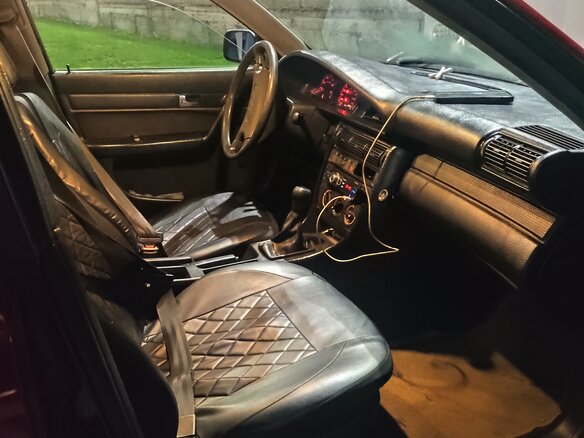 1992 Audi 100 IV (C4), пурпурный, 230000 рублей - вид 7
