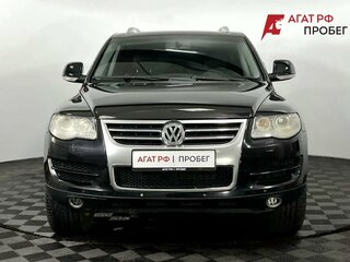 2008 Volkswagen Touareg I Рестайлинг, чёрный, 1390000 рублей, вид 2