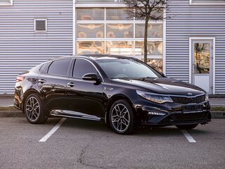 2019 Kia Optima IV Рестайлинг, чёрный, 1865000 рублей, вид 3