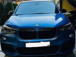2018 BMW X1 18d xDrive II (F48), синий, 2400000 рублей, вид 1