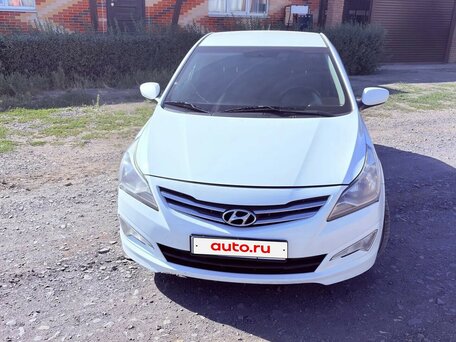 2016 Hyundai Solaris I Рестайлинг, белый, 860000 рублей, вид 1