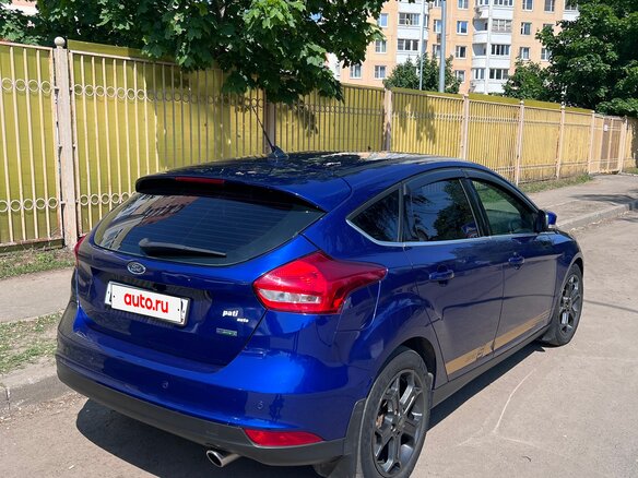 2017 Ford Focus III Рестайлинг, синий, 1230000 рублей - вид 4