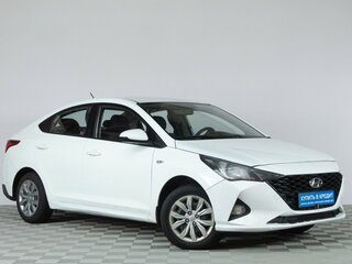 2021 Hyundai Solaris II Рестайлинг, белый, 1099000 рублей, вид 1