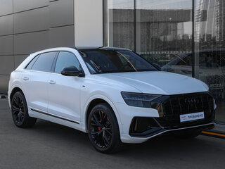 2018 Audi Q8 55 TFSI I (4M), белый, 5098000 рублей, вид 3