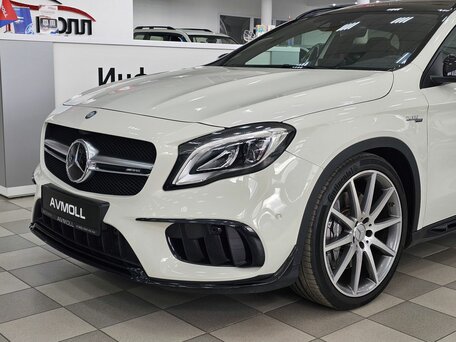 2017 Mercedes-Benz GLA AMG 45 AMG I (X156) Рестайлинг, белый, 3310000 рублей, вид 3