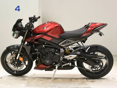 2023 Triumph Street Triple, пурпурный, 1140000 рублей, вид 4