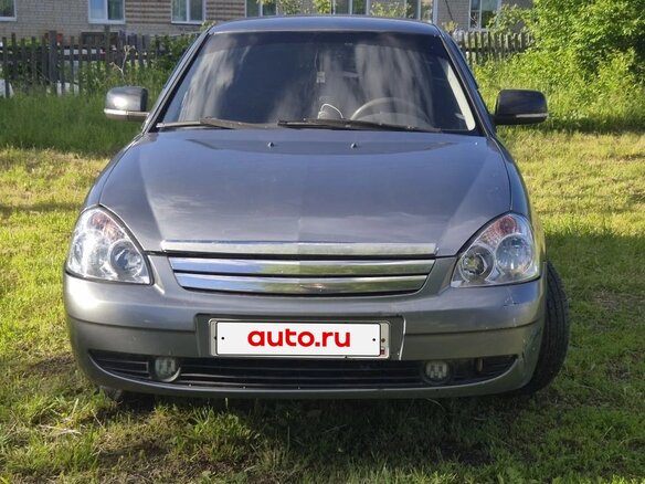 2008 Lada (ВАЗ) Priora I, серый, 260000 рублей - вид 1