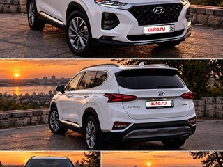 2019 Hyundai Santa Fe IV, белый, 2950000 рублей, вид 2