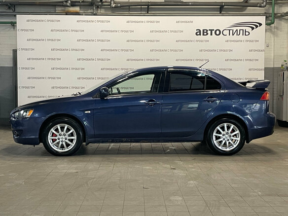 2008 Mitsubishi Lancer X, синий, 539000 рублей - вид 1