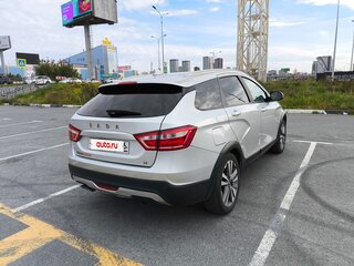 2019 Lada (ВАЗ) Vesta SW Cross I, серебристый, 860000 рублей, вид 5