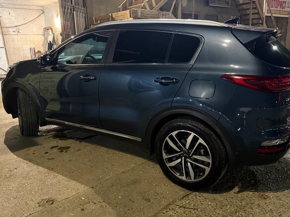2019 Kia Sportage IV Рестайлинг, синий, 2500000 рублей - вид 6