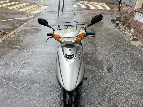 2015 Yamaha Jog, серебристый, 70000 рублей