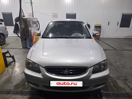 2007 Hyundai Accent ТагАЗ II, серебристый, 410000 рублей, вид 2