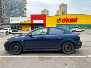 2008 Mazda 3 I (BK) Рестайлинг, синий, 380000 рублей, вид 4