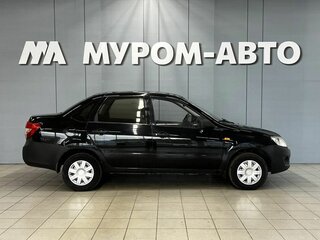 2013 Lada (ВАЗ) Granta I, чёрный, 270000 рублей, вид 4