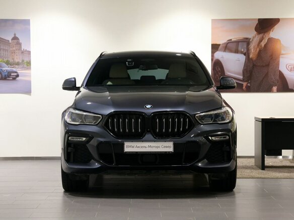 2021 BMW X6 40i III (G06), серый, 7192000 рублей - вид 1