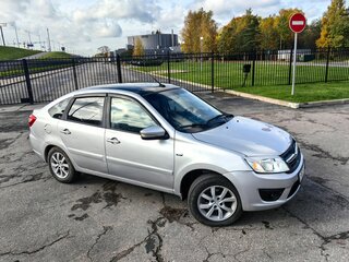 2015 Lada (ВАЗ) Granta I, серебристый, 490000 рублей, вид 4